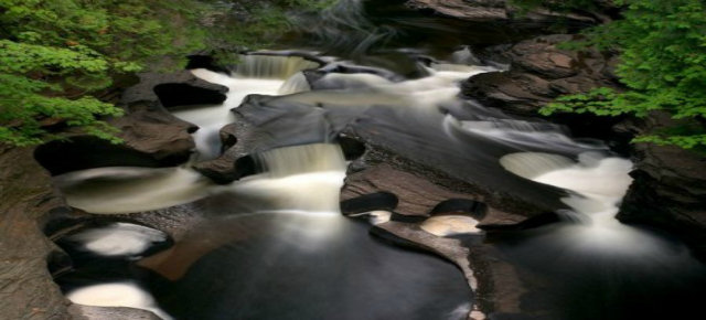 Porcupine Mountains Waterfall, Michigan, USA