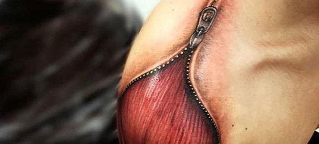 Cinque tatuaggi 3D che illudono