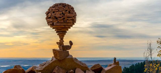 L'artista dell'equilibrio, le foto stupende