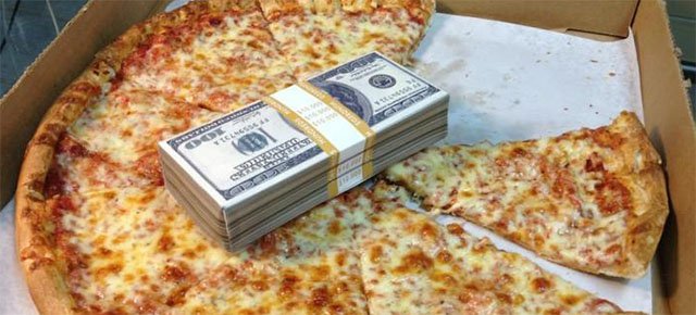 La pizza è più motivante del denaro, una ricerca lo dimostra