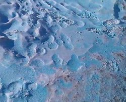 Fiocchi di neve blu in Russia
