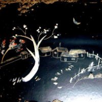 Opere d'arte fatte con lische di pesce