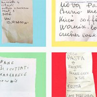 Da 7 anni raccoglie liste della spesa