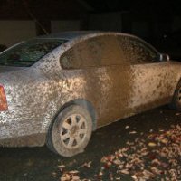 Auto troppo sporca causa un incidente