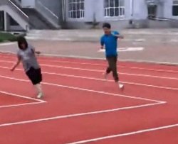 In Cina la prima pista di atletica rettangolare