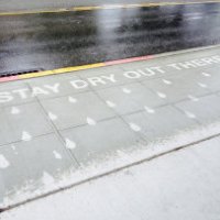 Rainworks: opere visibili solo se piove