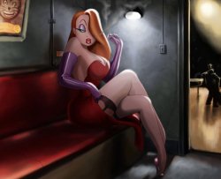 Una ragazza si trasforma in Jessica Rabbit