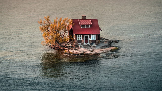 L'isola abitata più piccola al mondo