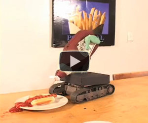 Epico fail per il robot del ketchup