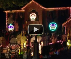 Halloween Light Show 2013
