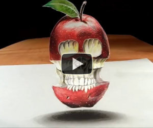 Incredibile disegno a tre dimensioni