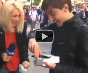 iPhone 6 appena comprato cade a terra