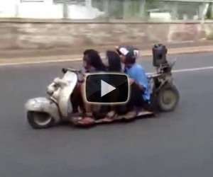 Lo scooter più basso del mondo