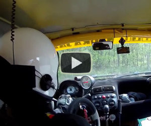 Un rallysta perde lo sterzo durante una gara e decide di improvvisare