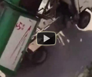 Ridicolo camioncino che saltella