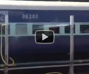 Sorpresa per i passeggeri di un treno