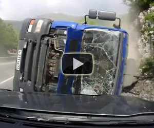 Automobilista molto fortunato