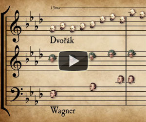 57 brani famosi di musica classica vengono uniti in un solo pezzo