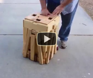 Sembra una scatola di legno, in realtà è un'invenzione favolosa