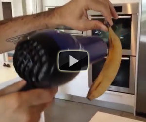Come riportare in vita una banana annerita con un asciugacapelli