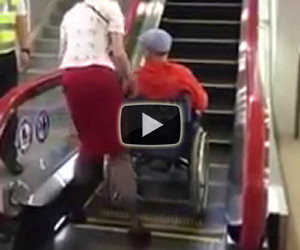 In Giappone hanno risolto così il problema delle scale mobili per i disabili