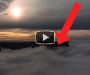 Un fenomeno affascinante e rarissimo sul Grand Canyon: eccolo!