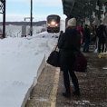 Piccola sorpresina per i passeggeri in stazione all'arrivo del treno