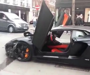 Ecco come distruggere una Lamborghini
