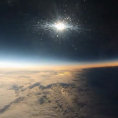 L'ombra della Luna durante la spettacolare eclissi solare del 2015