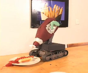 Epico fail per il robot del ketchup