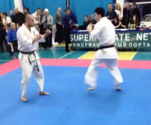 Match di karate di 3 secondi