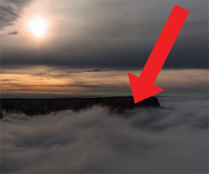 Un fenomeno affascinante e rarissimo sul Grand Canyon: eccolo!