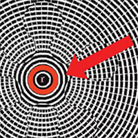 Fissate il centro del video per alcuni secondi, guardate che succede!