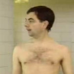Mr. Bean in piscina