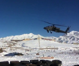 Apache AH-64 cade in Afghanistan