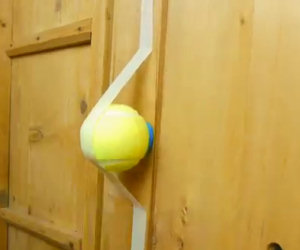 Attacca delle palle da tennis nell'armadio, il motivo è geniale