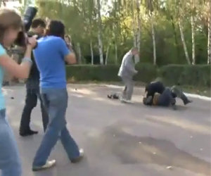 Fotografo litiga durante un matrimonio