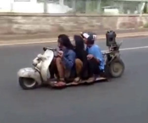 Lo scooter più basso del mondo