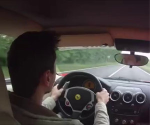 Effettua un test drive con una Ferrari F430 e quasi la distrugge