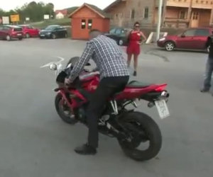 Un imbranato sulla moto