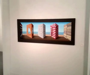 Questo suggestivo quadro 3D ti farà venire il mal di testa