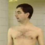 Mr. Bean in piscina