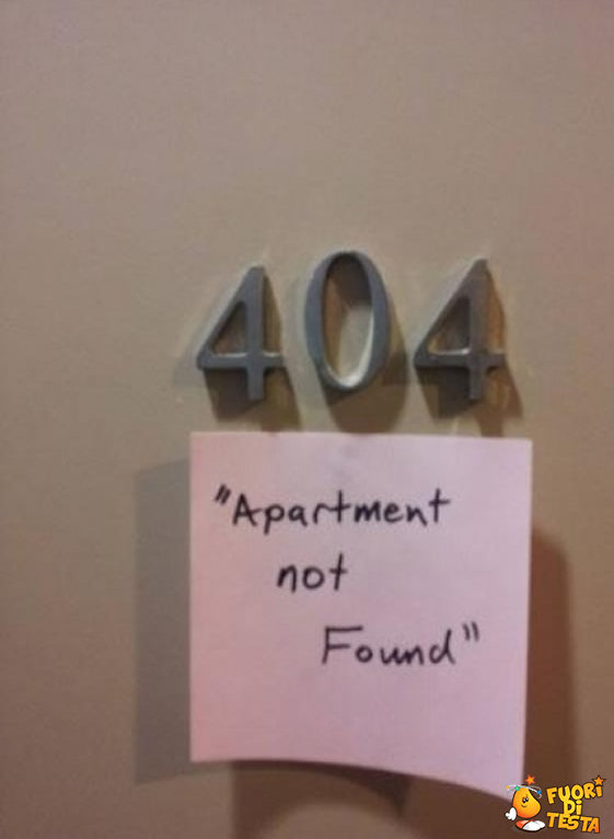 404 stanza non trovata