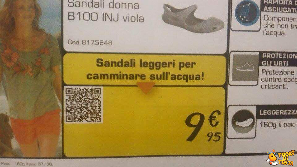 Nuovi sandali, Gesù edition