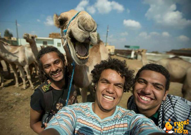 Fare un selfie in Egitto