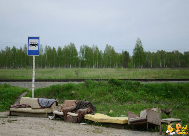 Comoda fermata del bus