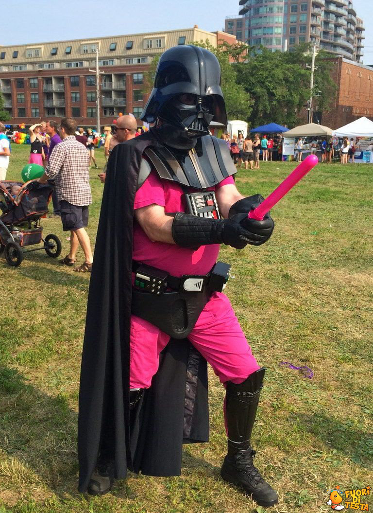 Darth Vader in rosa