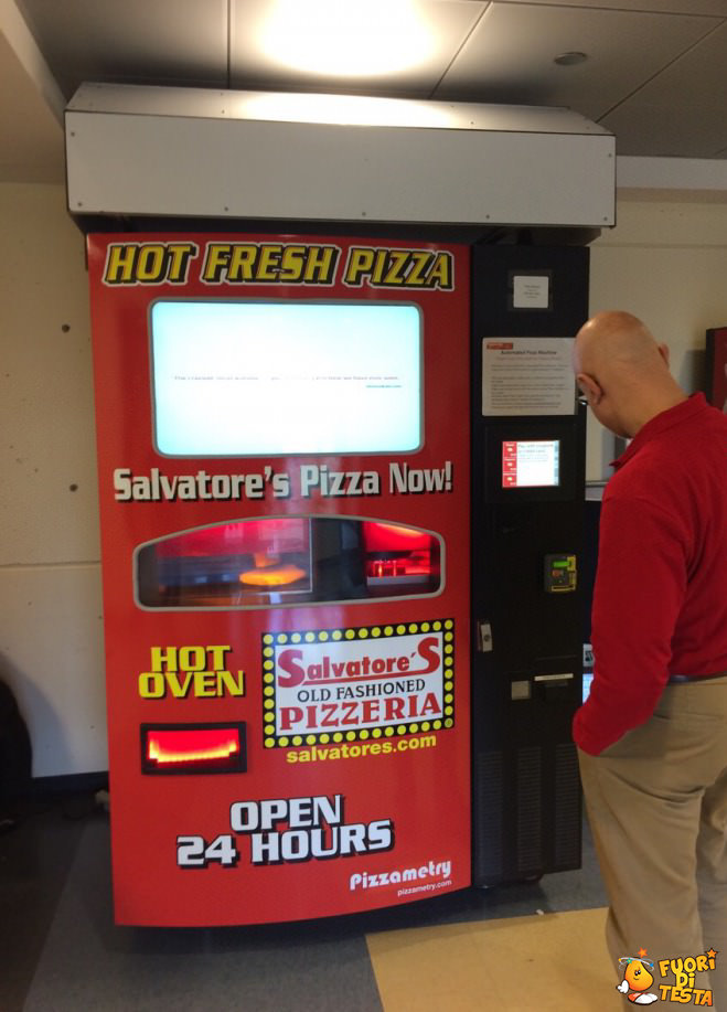 Distributore automatico di pizze