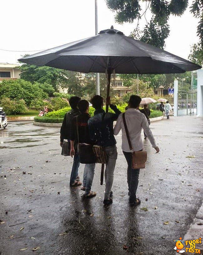 Ecco un ombrello familiare