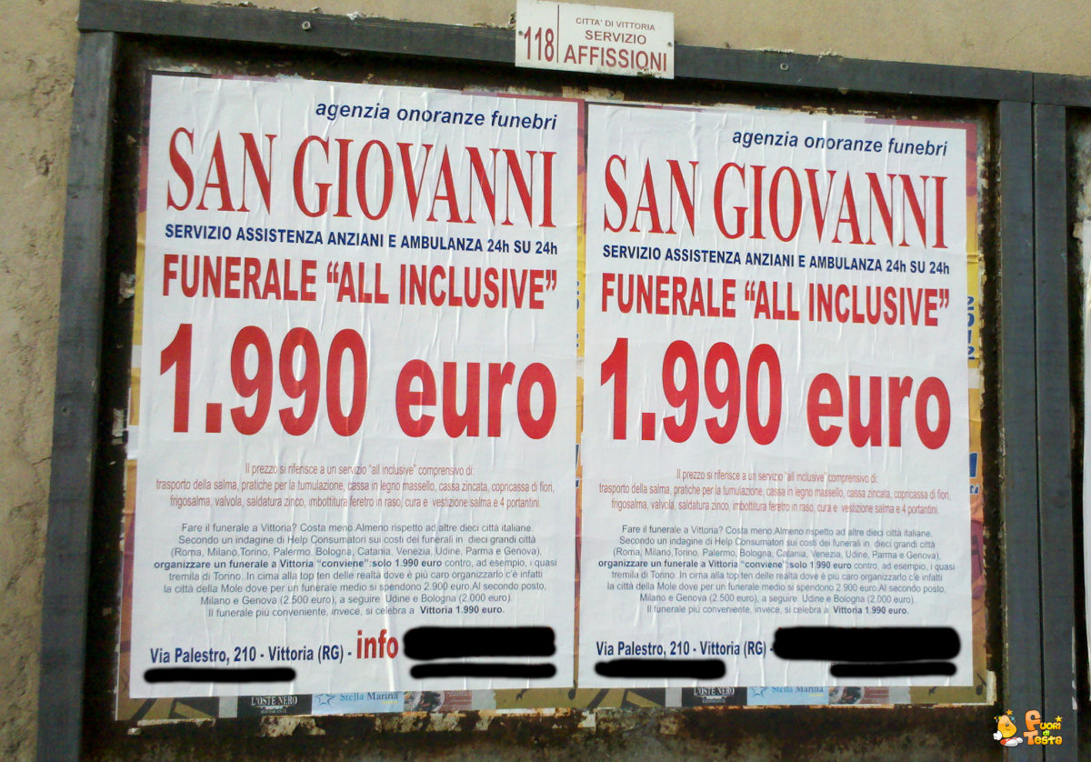 Funerale low cost